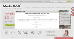 Desktop Screenshot of mediawalk.cz